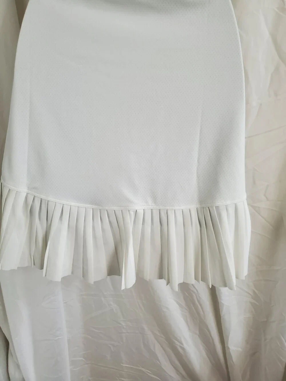 Nike Dri-FIT white back cutout back pleated tennis dress size medium new